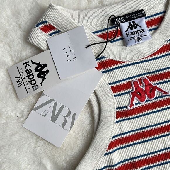 Zara x Kappa striped top - Picture 7 of 11